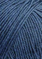 Merino 120 Mørk Jeansblå Meleret 