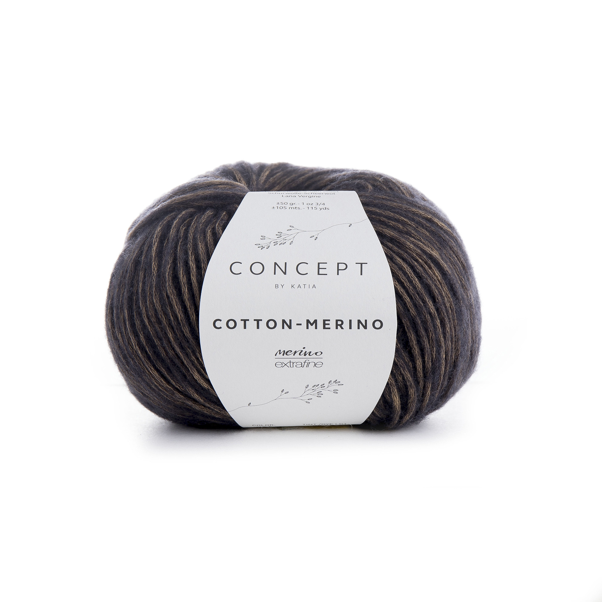 Cotton-Merino beige black