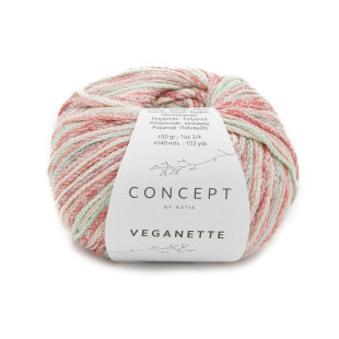 Veganette Pale green-Rose-Green